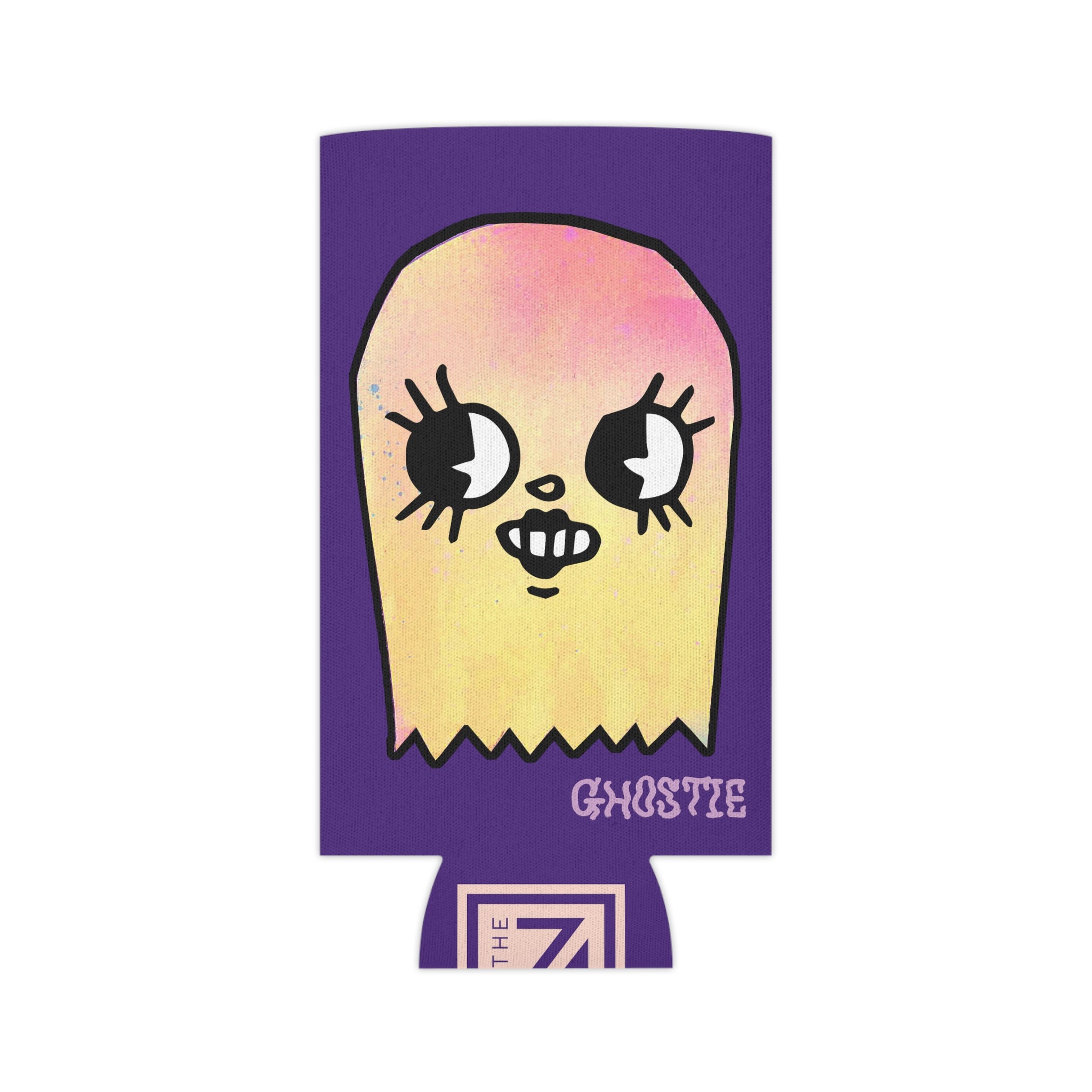 Peachy Ghostie Can Cooler